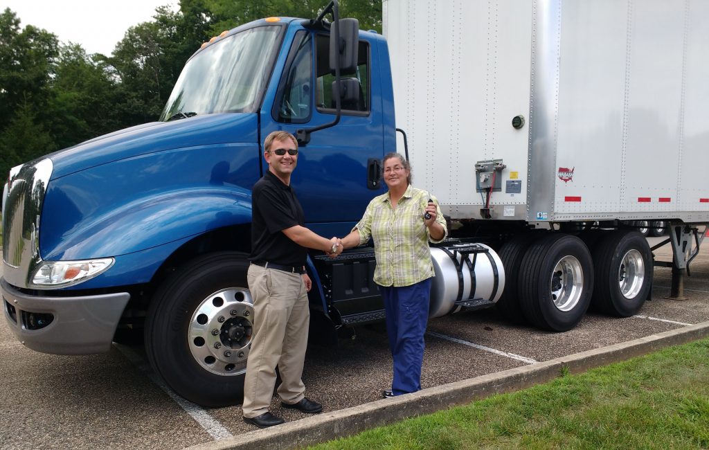 New truck for the CDL program Mountain Gateway Community College