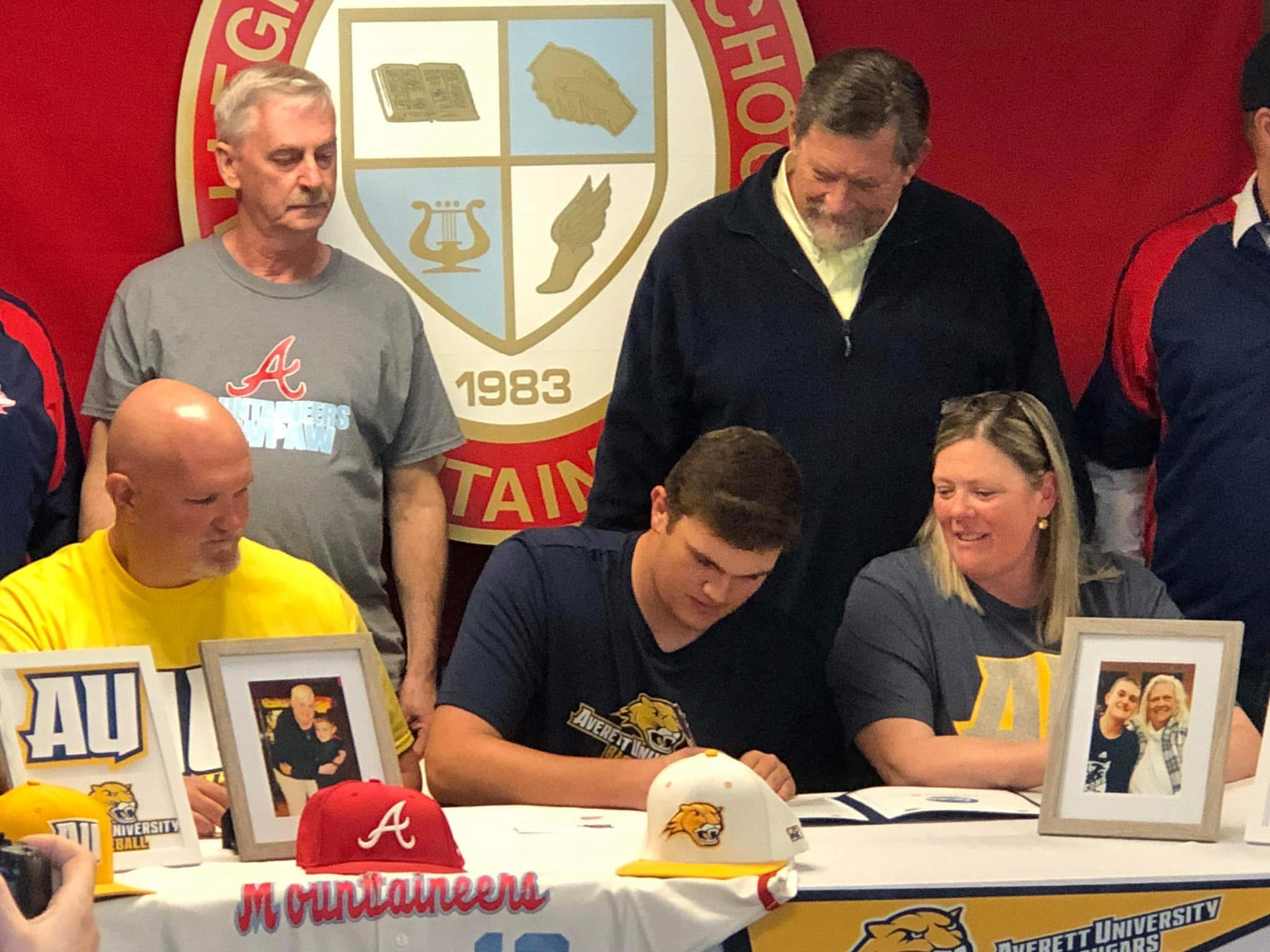 Gov school student signing
