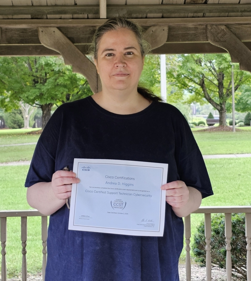 Student with Certification