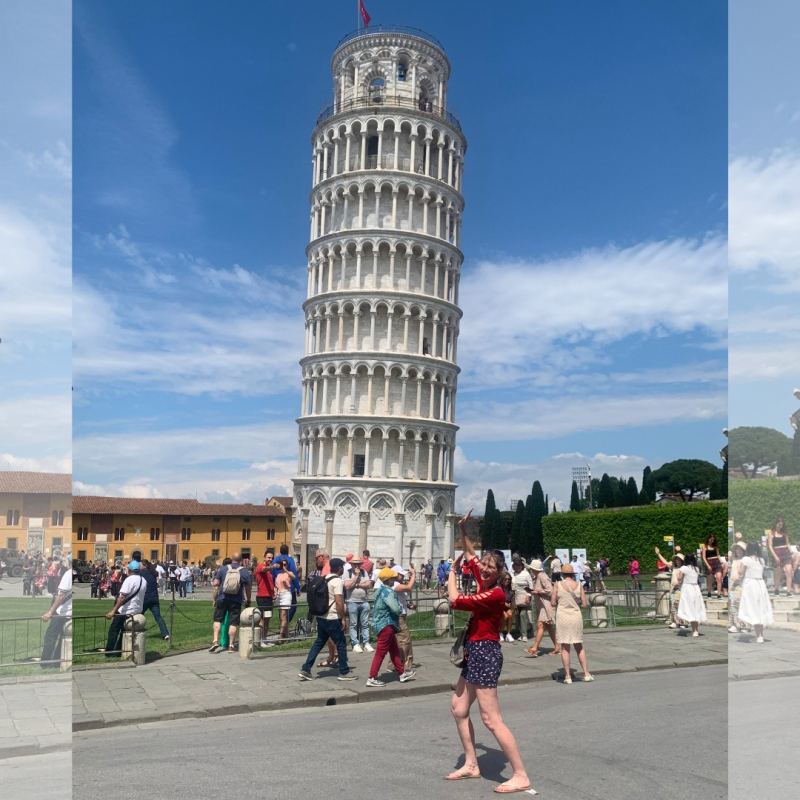 Tina Dressler in Italy