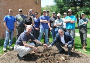 Arbor Day tree planting at DSLCC