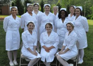  eleven members of the Practical Nursing graduating class