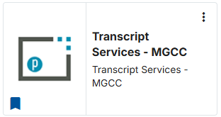 Picture of the MGCC transcription services tile found in mymgcc